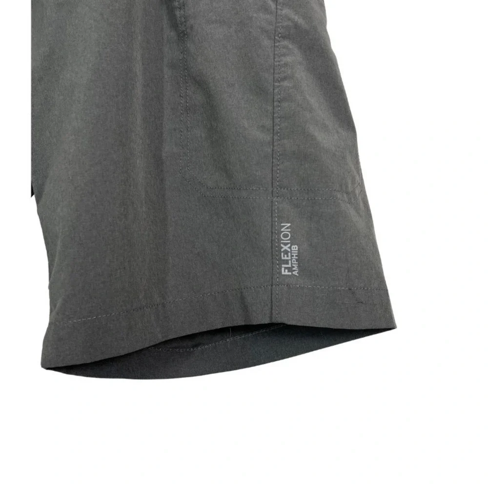 Eddie Bauer Flexion Amphib Men's Gray Hybrid Outdoor Hiking Shorts Sz 36 Stretch